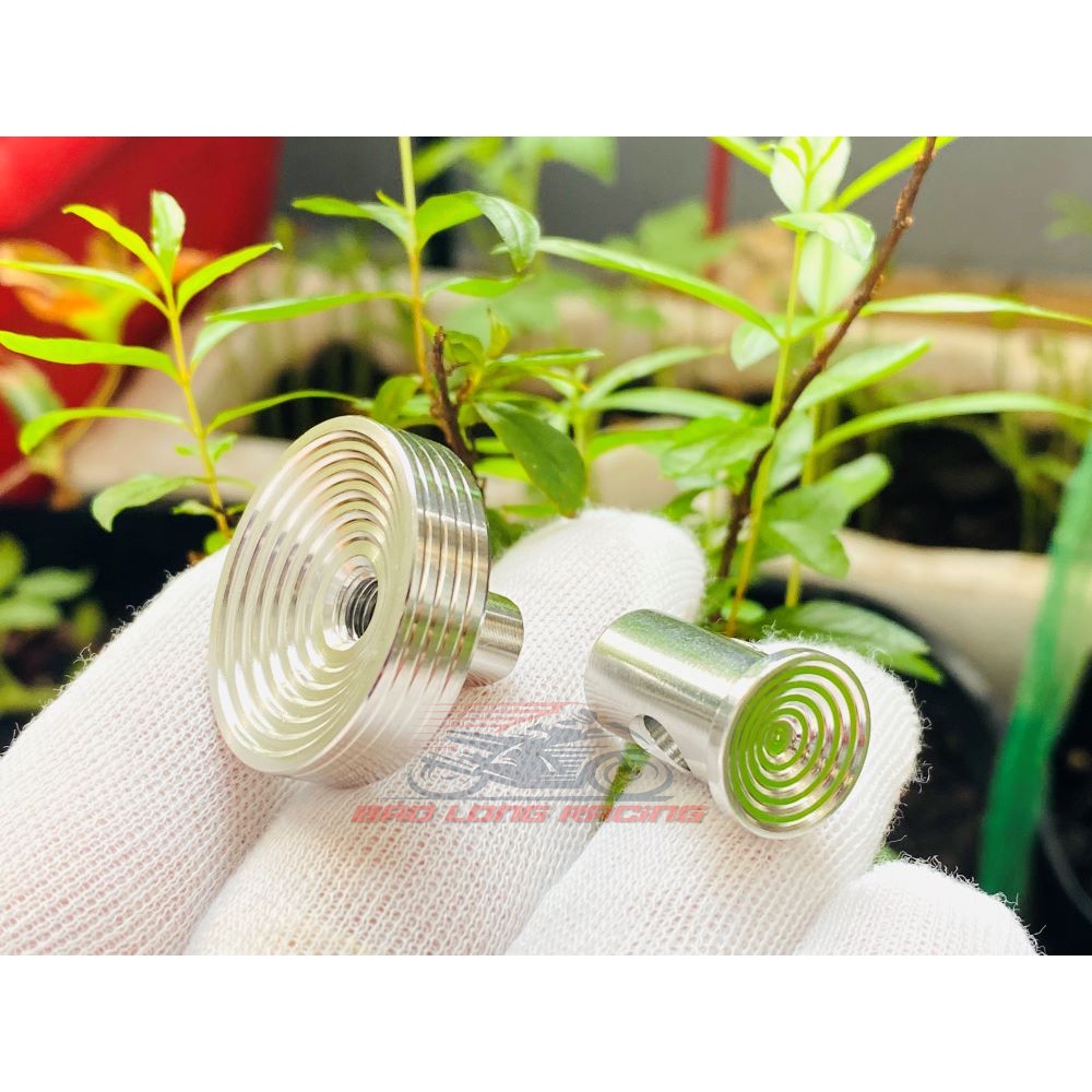 Combo Núm Vặn và Nút Xỏ càng đũa Thắng mẫu TH Thái gắn nhiều loại xe máy chất liệu INOX 304 CNC