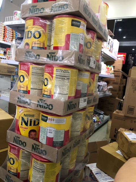 [Mã 267FMCGSALE giảm 8% đơn 500K]  [8/2021] SỮA NIDO 1+ nắp đỏ 1,6kg - Mỹ