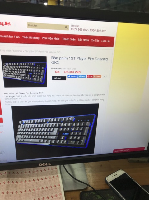 Phím chuyên game led 7 màu-hàng cũ