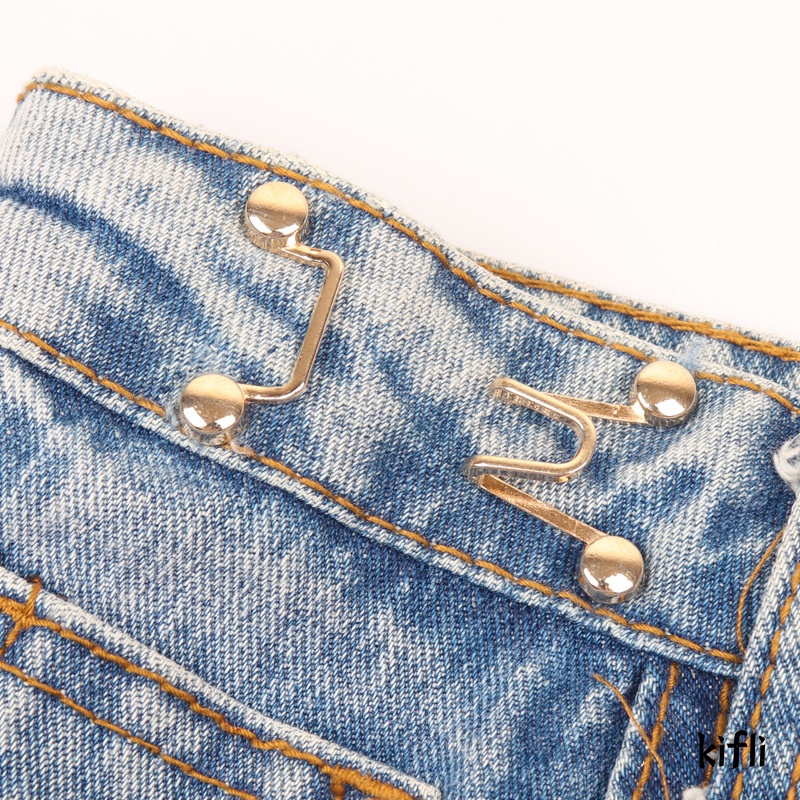 Nút khóa thắt lưng móc đai quần jean điều chỉnh kích thước có thể tháo rời