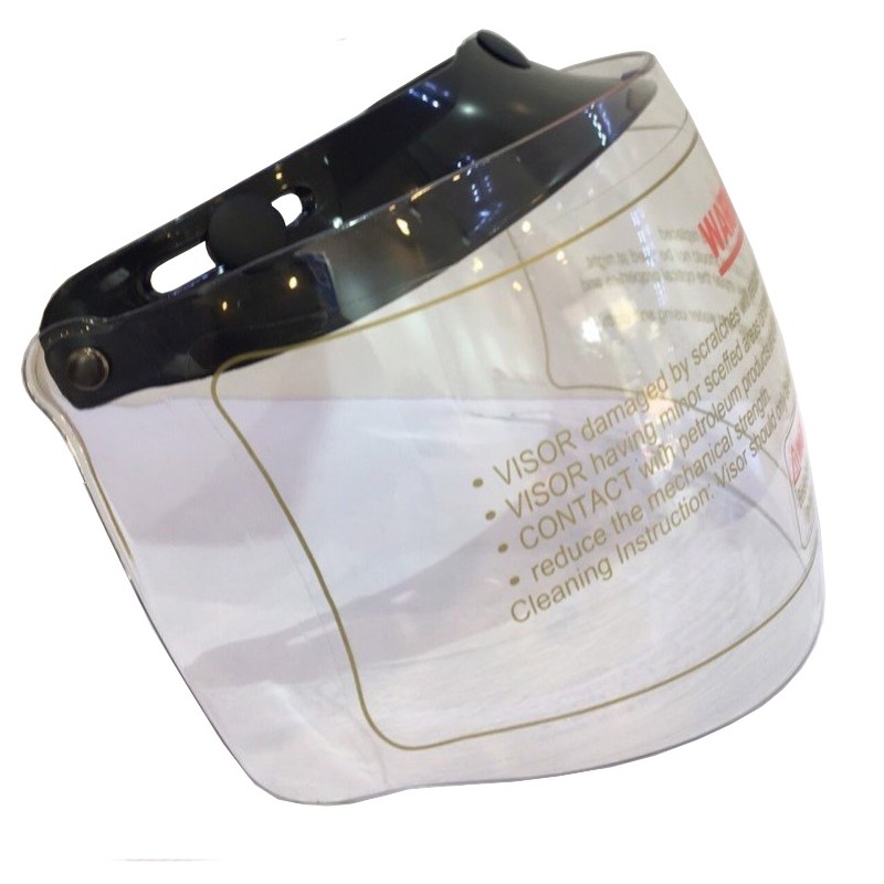 Bán sỉ - Kính bảo hiểm PROTEC - Kính mũ bảo hiểm chắn gió chắn bụi - 3 khuy gắn mũ 1/2 và 3/4