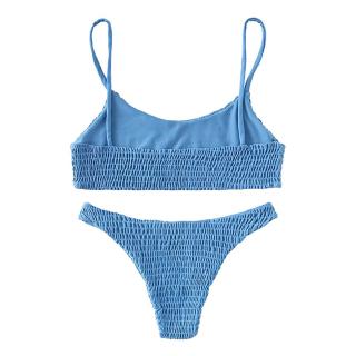 Bộ Bikini Phối Dây Có Đệm Mút Dành Cho Nữ
