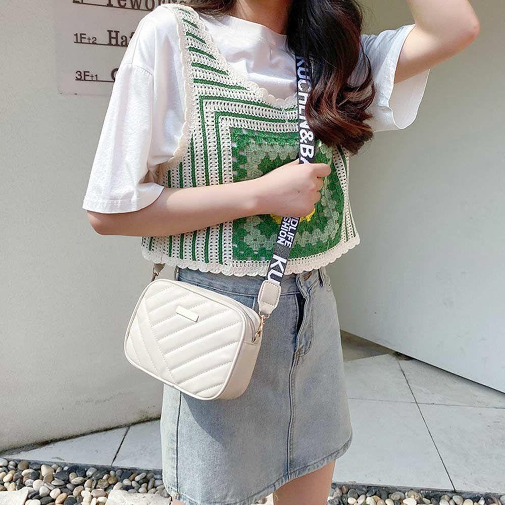 UUMIR Túi Đeo Chéo Da PU Khóa Zip