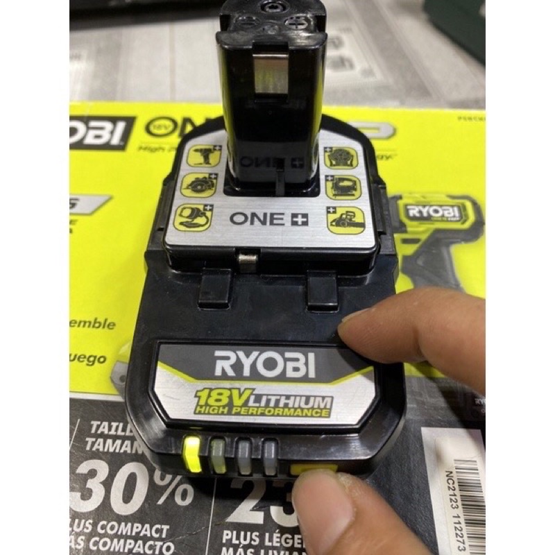 Pin Ryobi 18v 2ah Hp. hàng mới 100%