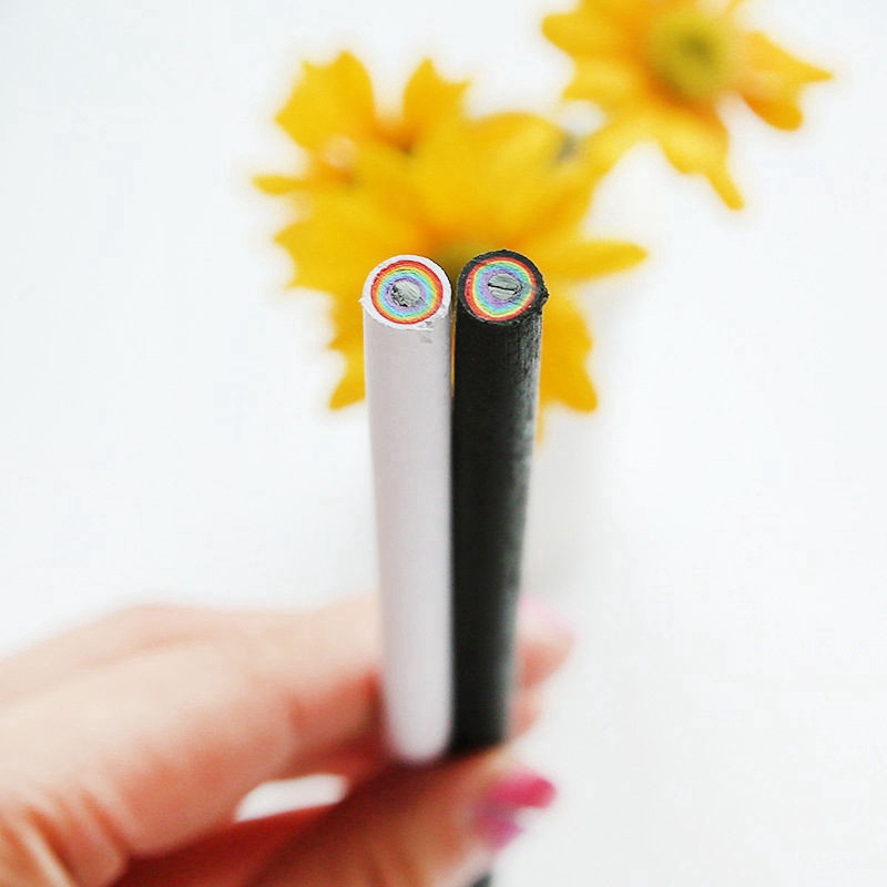 Set 2 Bút Chì Màu Cầu Vồng Xinh Xắn