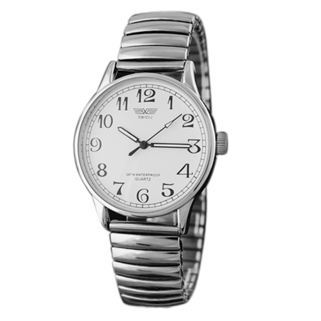 Đồng hồ đeo tay dây hợp kim Vintage cho nam nữ
