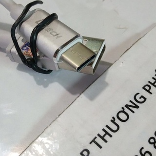 Cáp sạc nhanh dtech type c: chuẩn cắm type c - 2.5a max - cáp dài 10cm