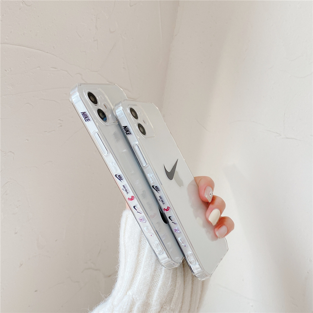 Trong kho!Ốp Điện Thoại Trong Suốt In Logo Nike Cá Tính Cho IPhone6 7Plus 8Plus XS 11 Pro Max 12 | BigBuy360 - bigbuy360.vn