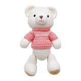 Thú bông len Bobicraft - Gấu Lizzie tinh nghịch - Đồ chơi an toàn Quà tặng bé