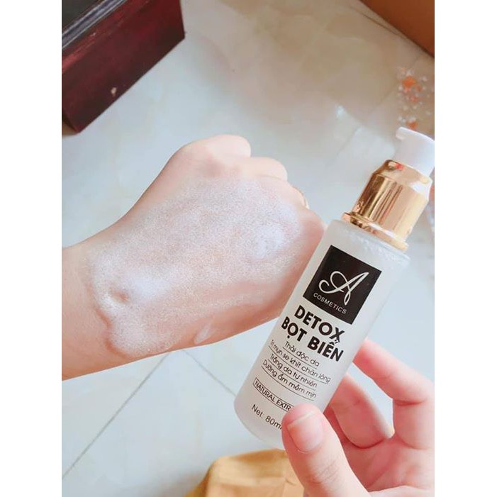Detox bọt biển A comestic 80ml, Mặt nạ sủi bọt thải độc