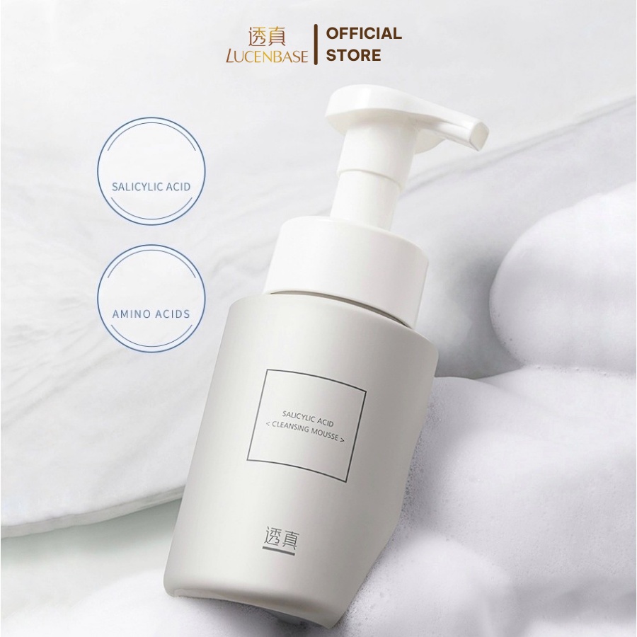 Sữa rửa mặt salicylic acid LUCENBASE sạch da, không nhờn 150ml
