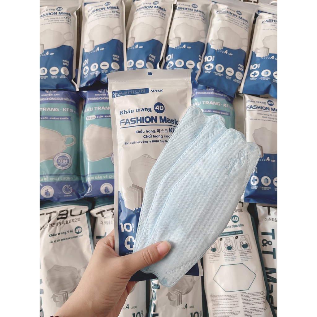 [ 100 CHIẾC, KF94 FASHION MASK ] Khẩu Trang Y tế Fashion Mask KF94 - Hàng Chính Hãng | BigBuy360 - bigbuy360.vn