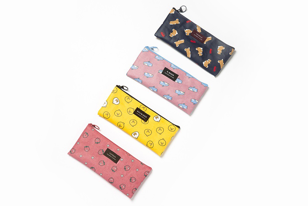 Túi Đựng Bút ARTBOX Hàn Quốc Màu Hồng Dễ Thương In Hình Cá Voi Biển Xanh