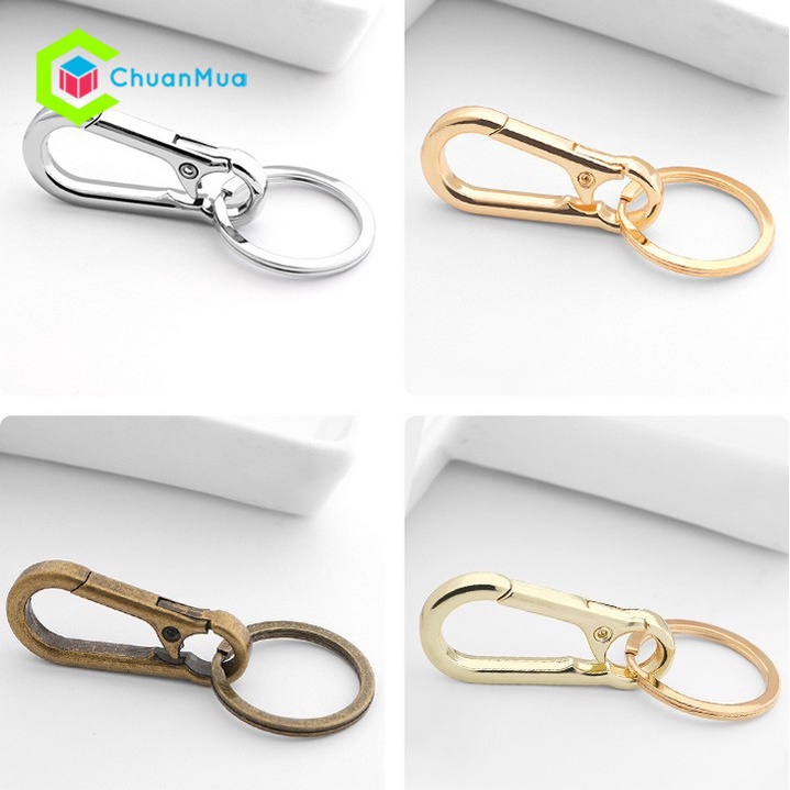 Móc Khóa Cài Thắt Lưng Cho Nam Treo Chìa Khóa Xe Bằng Đồng ( Móc Đai Lưng Móc Đỉa Quần Carabiner )