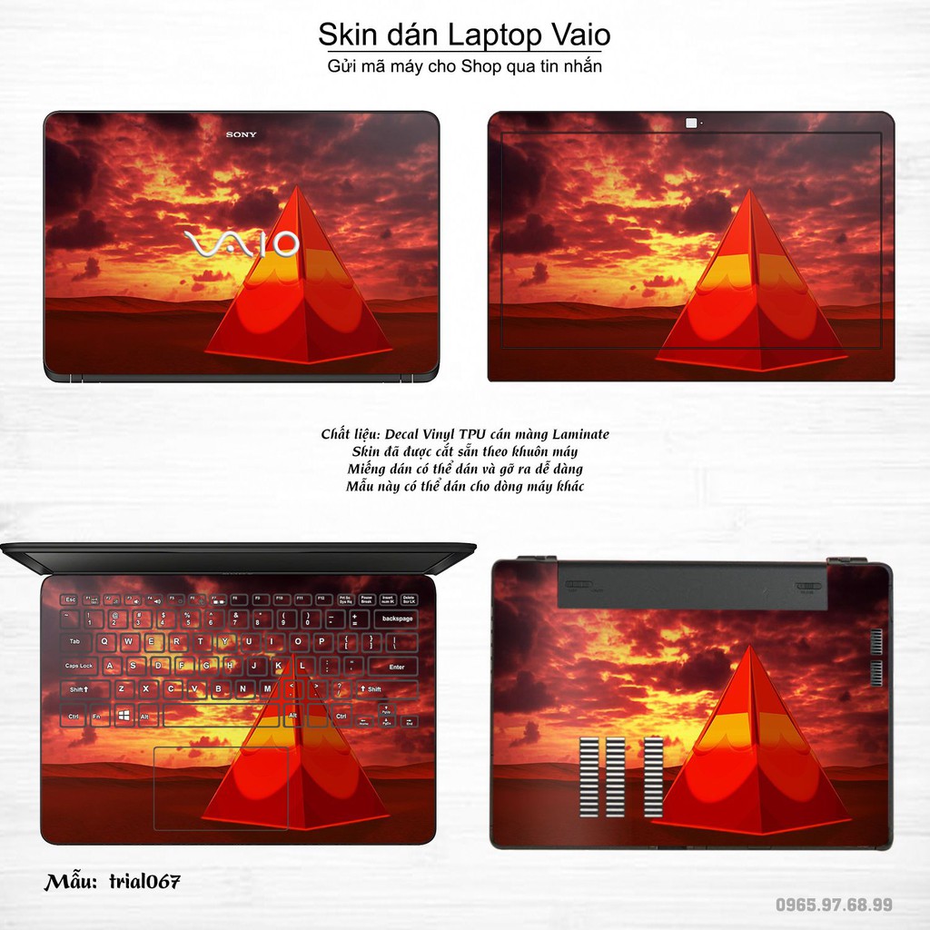 Skin dán Laptop Sony Vaio in hình Đa giác _nhiều mẫu 12 (inbox mã máy cho Shop)