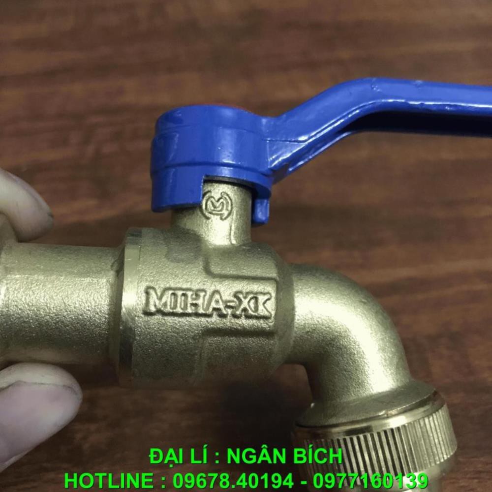 Vòi nước, van nước đồng MIHA Việt Nam xuất khẩu cao cấp 21 và 27