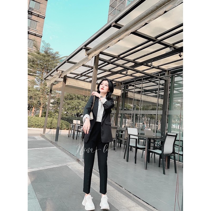 ÁO KHOÁC VEST ĐEN LÓT KEM | BigBuy360 - bigbuy360.vn