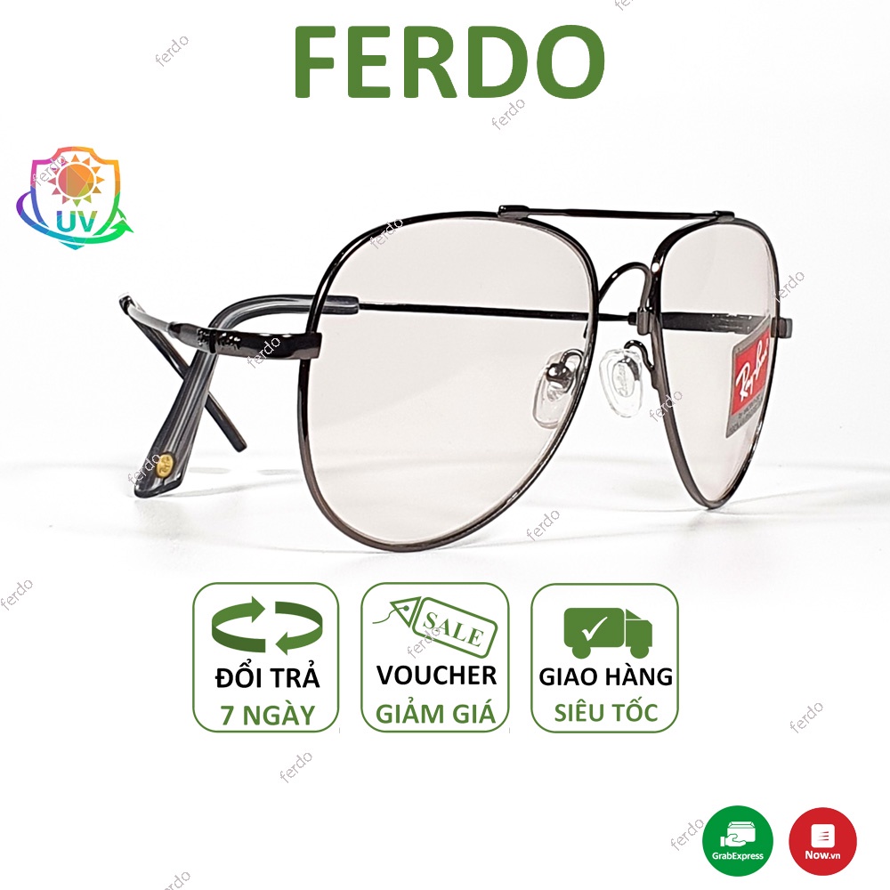 Kính thời trang nam nữ mắt tròn chống xước oversize mã KA6-Q 💚FREESHIP💚 gọng kính thép cao cấp thời trang chống tia UV