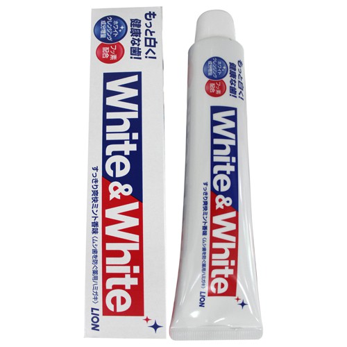 Kem đánh răng trắng răng White and White - Nhật Bản
