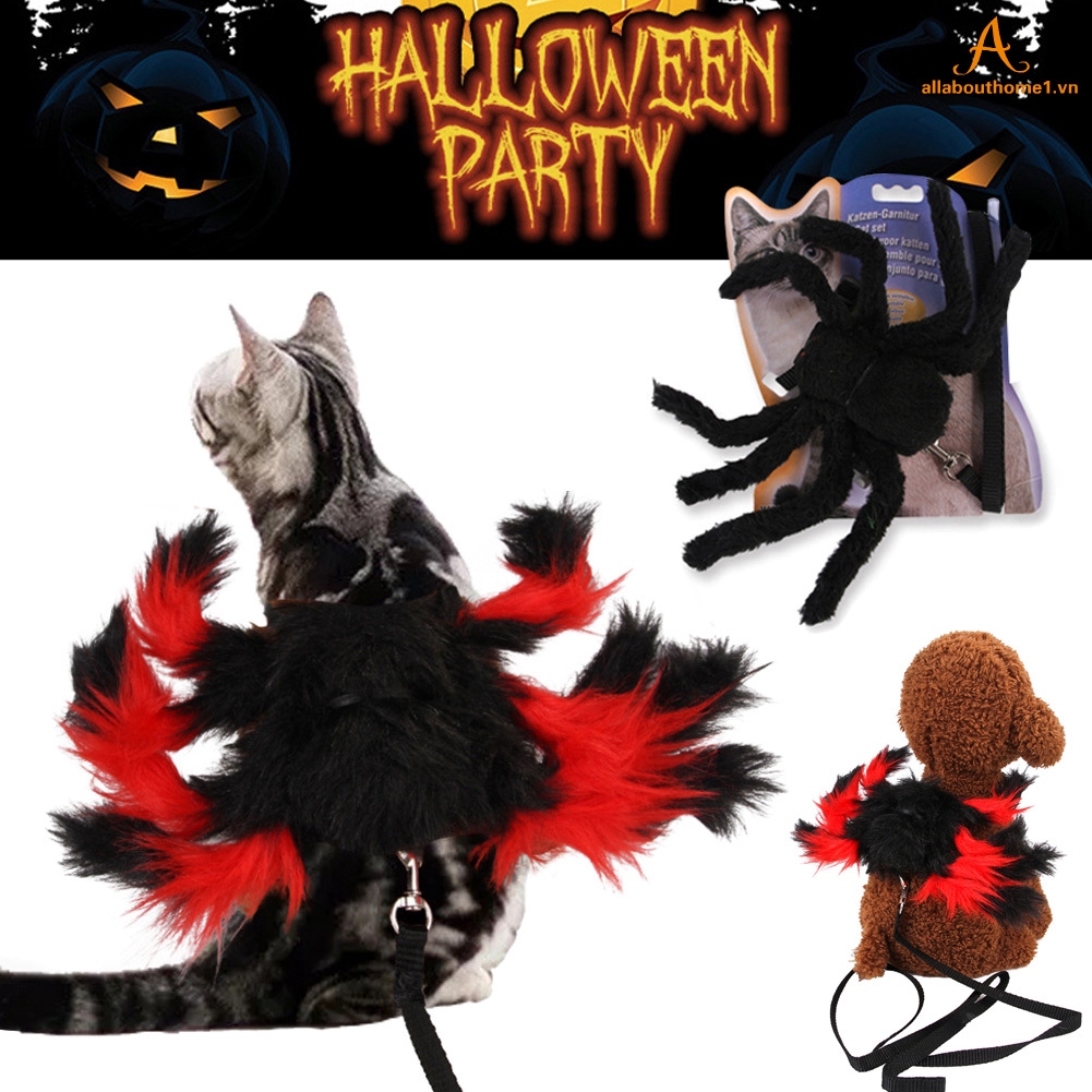 Dây dắt thú cưng đi dạo họa tiết Halloween