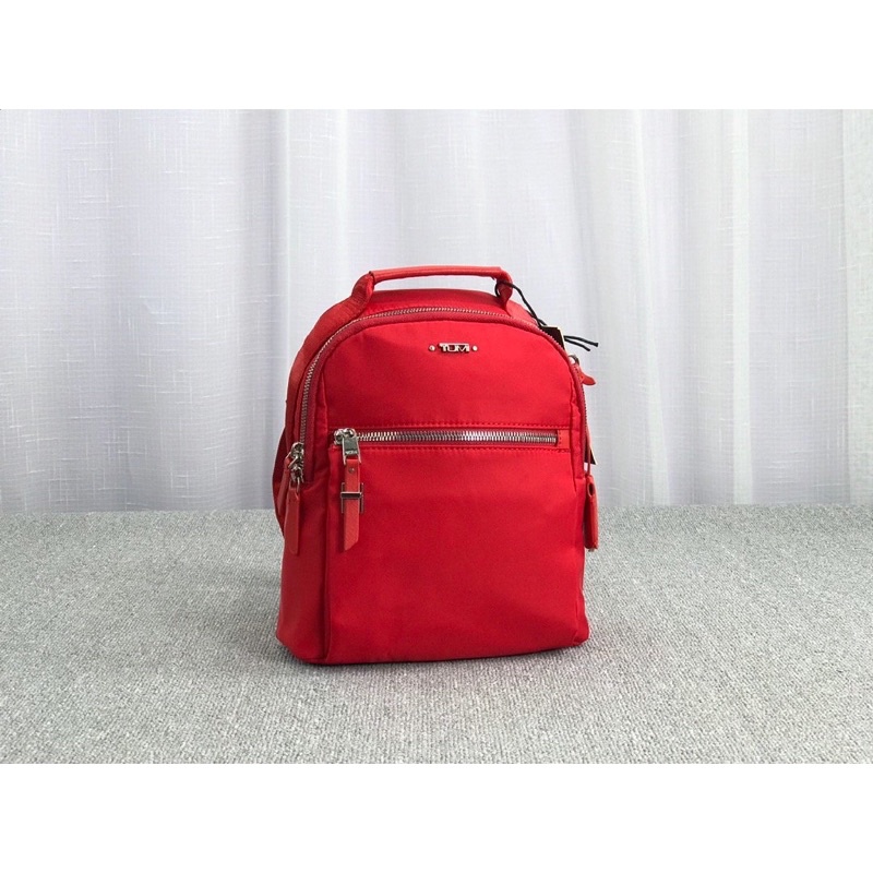 TNS-Balo mini  Tumie Serra backpack--đỏ đen navy classic