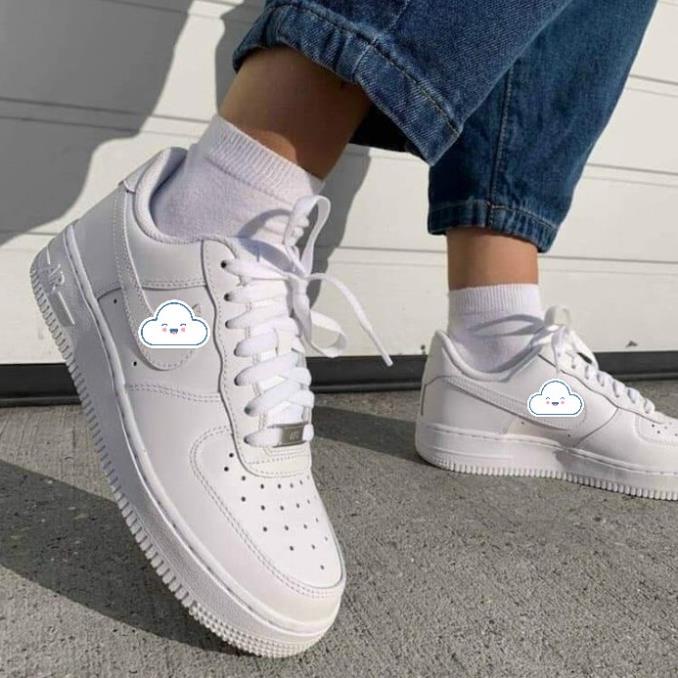 Giày thể thao air force 1 trắng, Giày sneaker AF1 trắng nam nữ siêu hot dễ phối đồ - Hàng sẵn tặng Full Box Bill