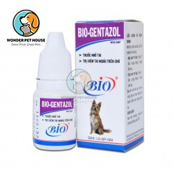 Thuốc nhỏ tai Bio Gentazol trị viêm tai chó mèo