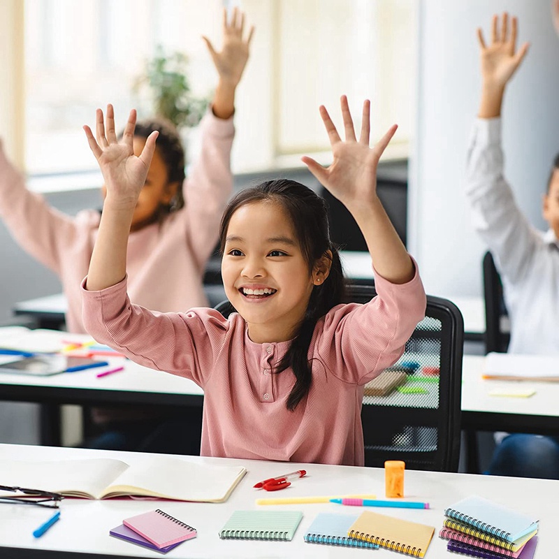 Bộ 18 Thẻ Chỉ Số Học Tập Bằng Pvc Trong Suốt 3X5 Inch Với 6 Màu Khác Nhau