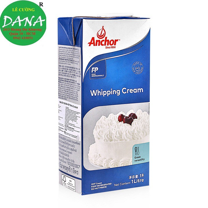 Kem Anchor 1 lít (whipping cream Anchor) | BigBuy360 - bigbuy360.vn