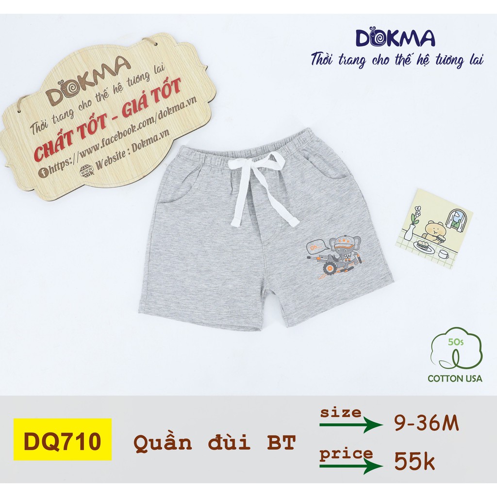 DQ710 Quần đùi bé trai Dokma (9-36M)