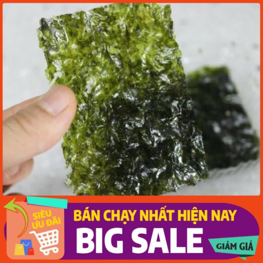 hàng sẵn ( LỐC 3 GÓI ) RONG BIỂN ĂN LIỀN VỊ WASABI BIBIGO GÓI 5G hot