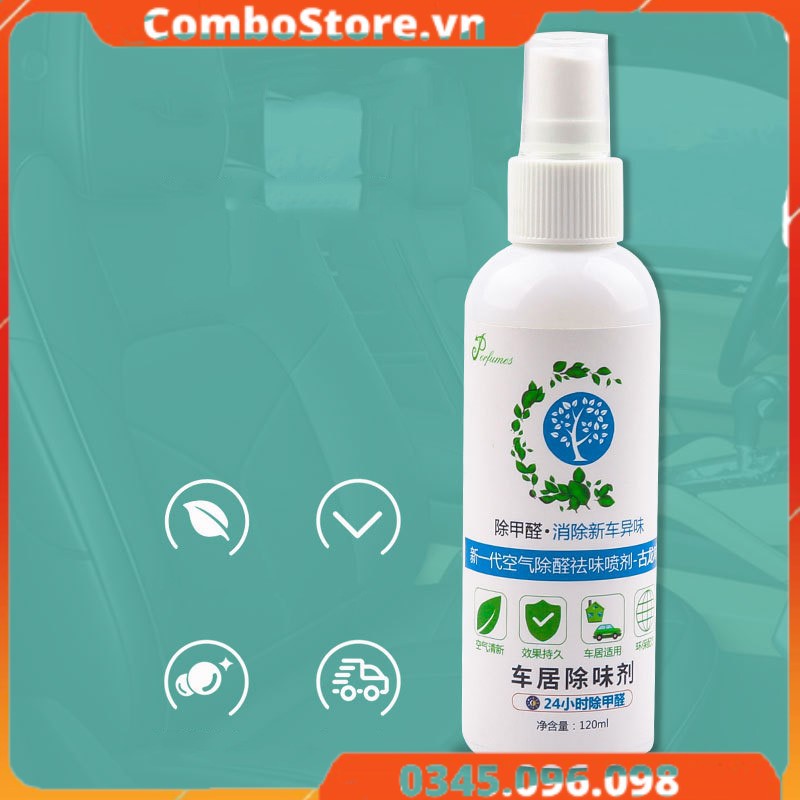 Chai xịt khử mùi xe ô tô đa năng Nano Green