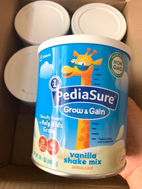 ( date 7/23) Thùng 6 hộp sữa bột pediasure Mỹ 400 g