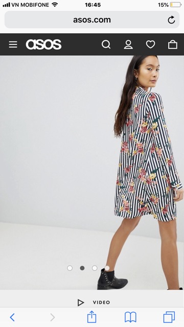 🧚🏿‍♀️🎀🧚🏿‍♀️ Đầm Asos Authen Sơ Mi Sọc cá tính Newtag🧚🏿‍♀️🎀🧚🏿‍♀️ | BigBuy360 - bigbuy360.vn