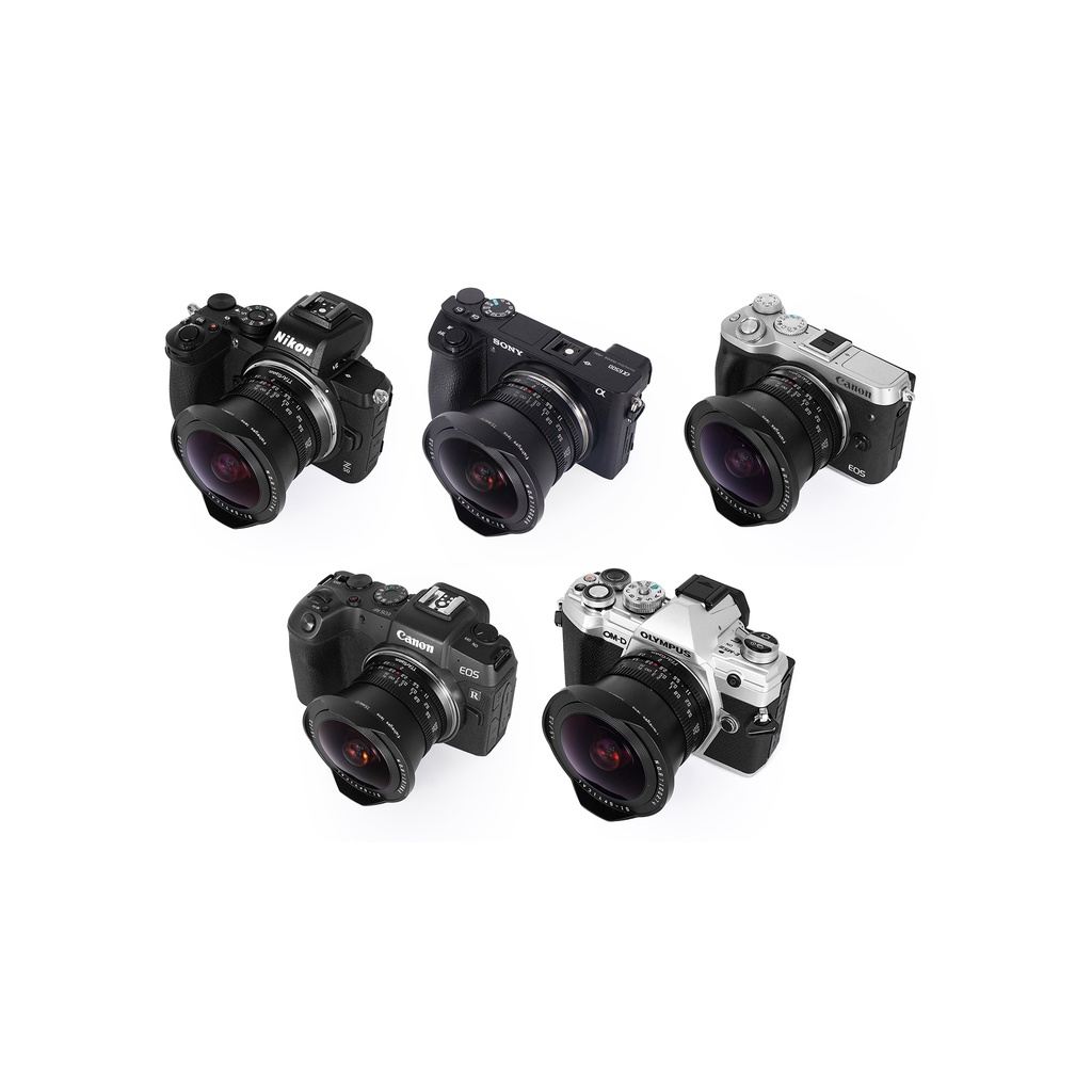 (CÓ SẴN) Ống kính TTArtisan 7.5mm F2 dành cho Fujifilm, Sony E, Canon EOS-M, Canon RF, Leica L, M4/3 và Nikon Z
