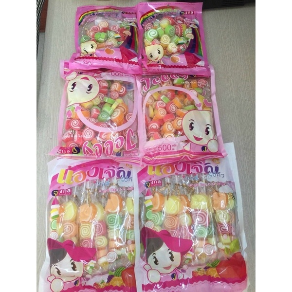 Kẹo dẻo Thái Lan JELLY JONGKOL 250g/300g