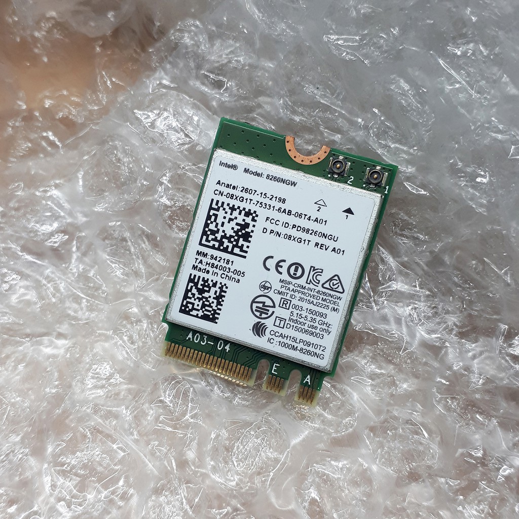 Card WiFi Laptop Intel 8260 chuẩn AC + Blueooth 4.2 | BigBuy360 - bigbuy360.vn