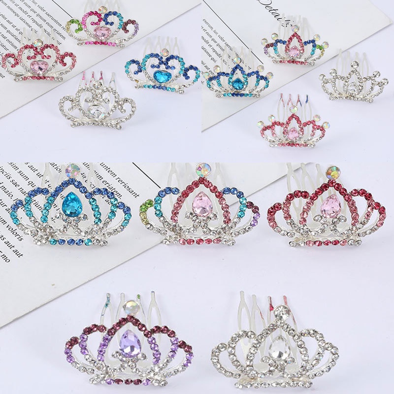 Cài tóc vương miện size nhỏ mini cho bé gái