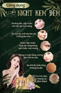 {Mẫu 2020} Kem MỘC QUA (PURE) Ban Đêm