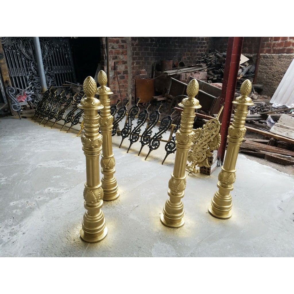 Trụ gang đúc cầu thang- ban công - hàng rào -0986.679628