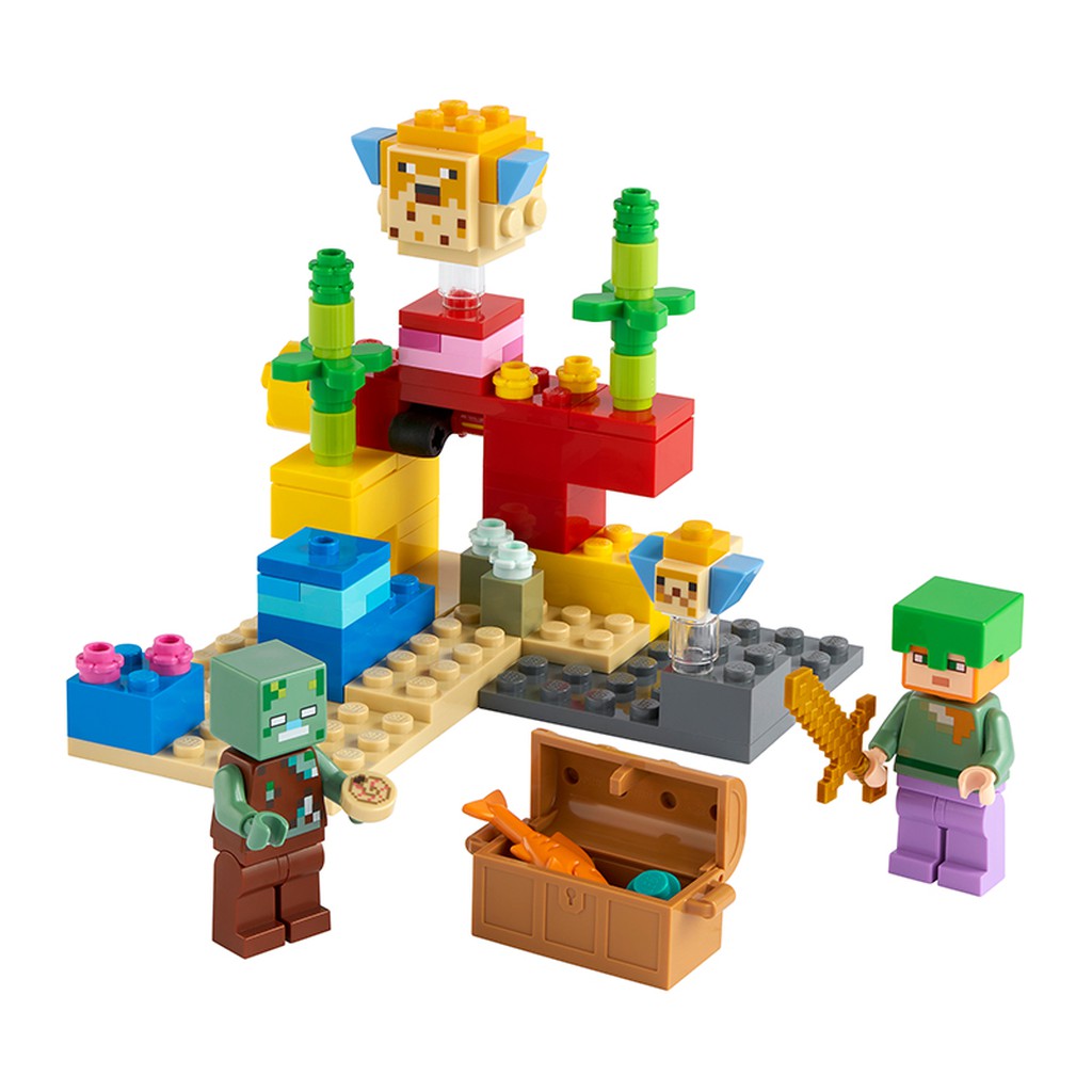 LEGO MINECRAFT 21164 Rạn San Hô ( 92 Chi tiết)