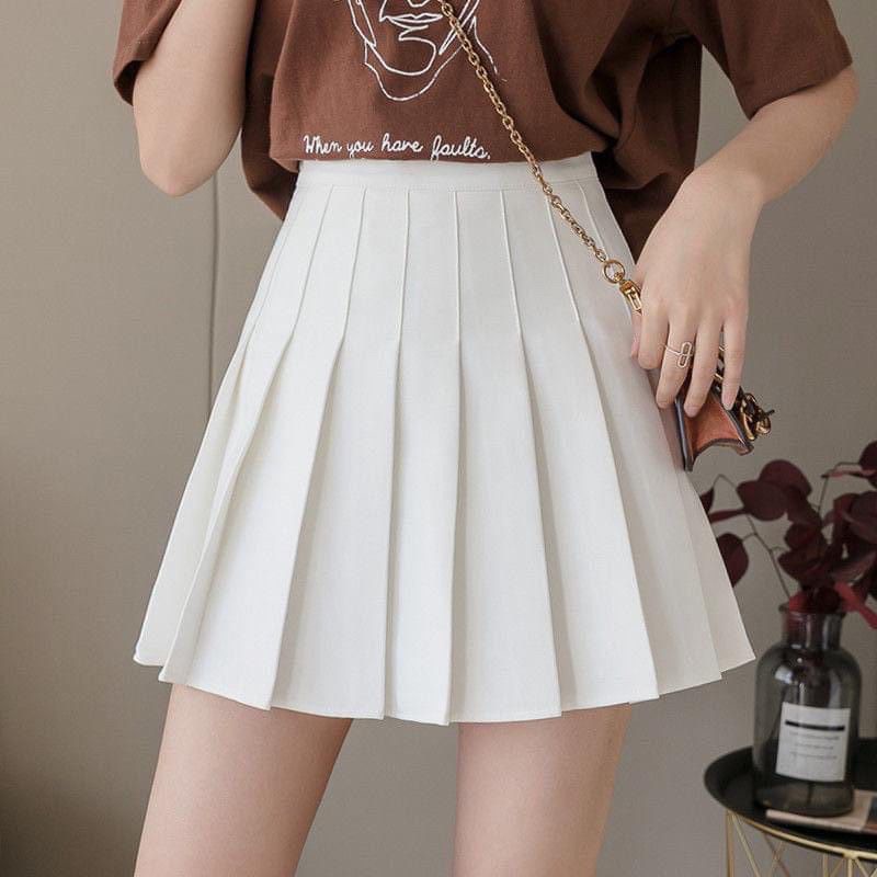 Chân váy xếp ly tennis  full màu siêu xinh