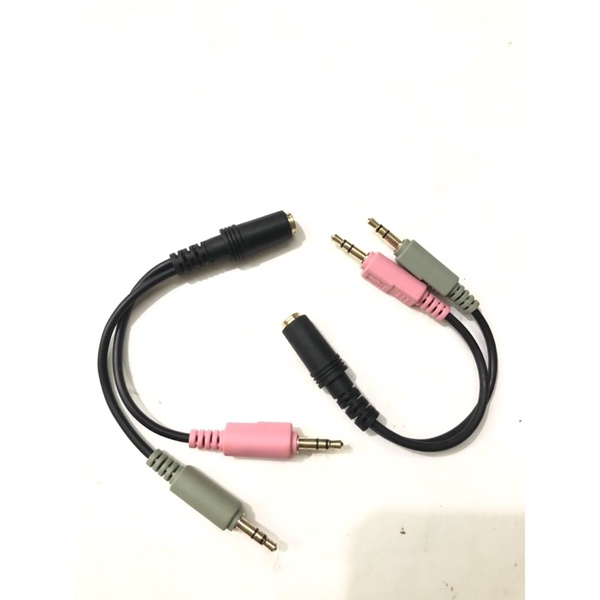 Thiết bị kết nối audio và mic vào máy tính cho tai nghe