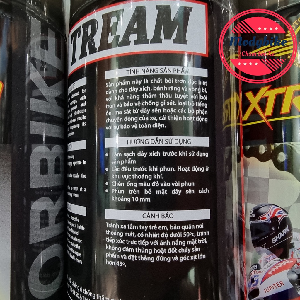 Xịt Dưỡng Sên Xtream Chain Lube 450ml