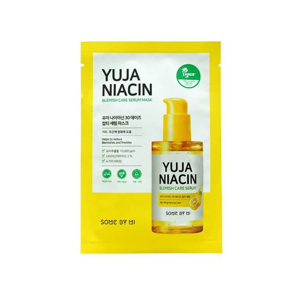 Mặt nạ dưỡng trắng da Some By Mi Yuja Niacin 30 days Blemish care serum mask (IP04)