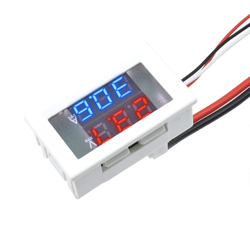 GAQQEE Vôn Kế Kỹ Thuật Số DC 100V 10A Có Đèn LED Chất Lượng Cao