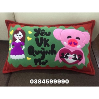 Gối handmade tặng bạn gái