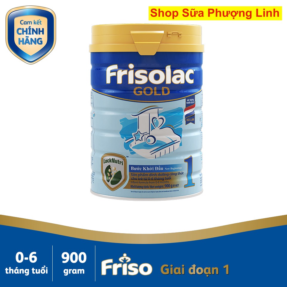 Sữa bột FRISOLAC GOLD 1 900G