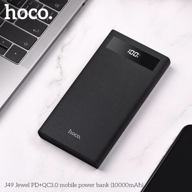 [ Giá siêu rẻ,chính hãng ] PIN Sạc Dự Phòng Hoco J49 Hỗ trợ sạc nhanh QC3.0 - 10.000 mAh - 11 PRO MAX