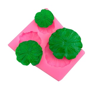 Khuôn silicon Lá Sen làm bánh rau câu 4D